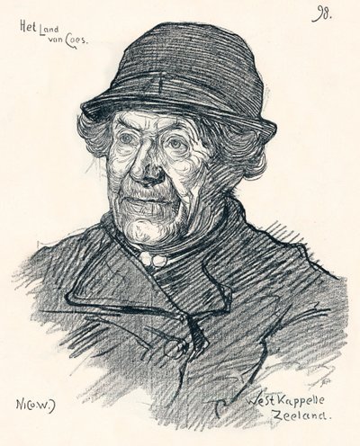 Sketch by Nico Jungmann, c1900 od Nicolaas Wilhelm Jungmann