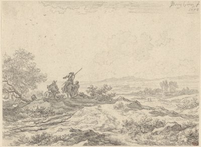Krajina dun s pastýři od Nicolaes Berchem