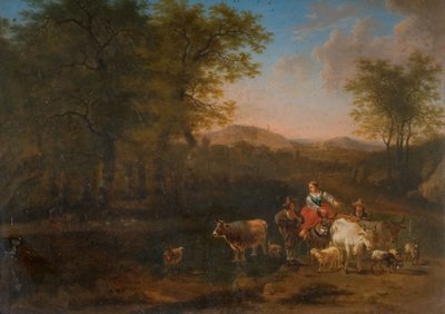 Pastorační krajina s figurami, 1683. od Nicolaes Berchem
