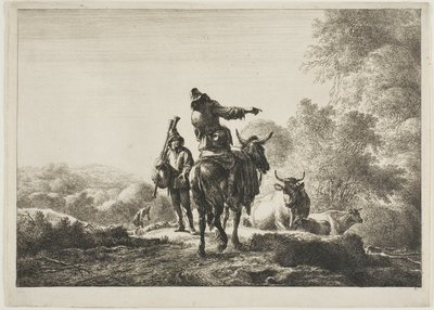 Hráč na dudy od Nicolaes Berchem