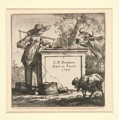 Soubor krav s dojnicí od Nicolaes Berchem
