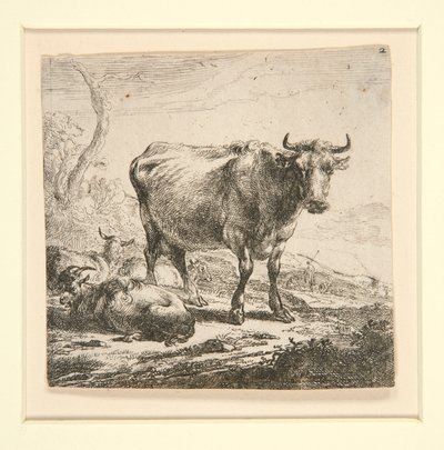 Soubor krav s dojnicí od Nicolaes Berchem