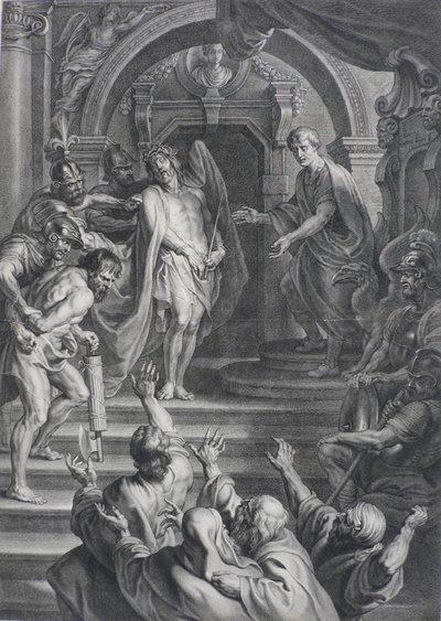 Ecce Homo, podle Petera Paula Rubense od Nicolaes Lauwers