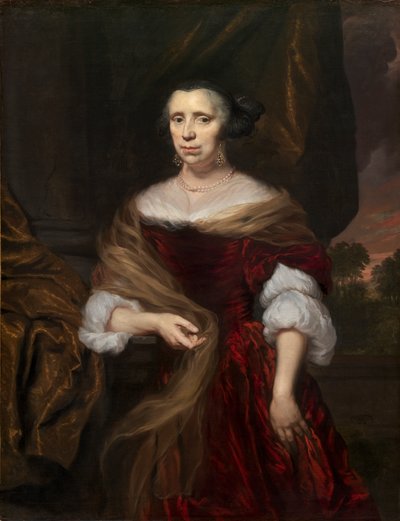 Portrét dámy od Nicolaes Maes