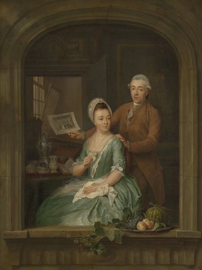 Portrét Roberta Muyse a jeho manželky Marie Nozemanové Portrét Roberta Muyse a jeho manželky Marie Nozemanové od Nicolaes Muys