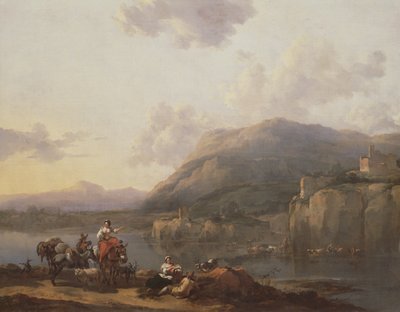 Řidič mezka z Fordu od Nicolaes Pietersz. Berchem