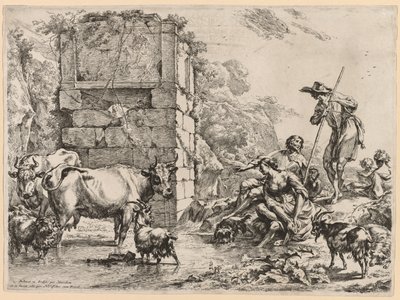 Napajedlo. od Nicolaes Pietersz. Berchem