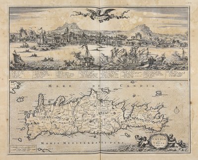 Insula Candia olim Creta / N. Visscher exc. od Nicolaes Visscher