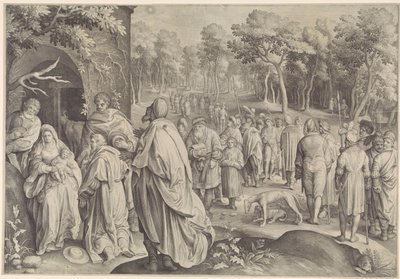 Klanění králů od Nicolaes de Bruyn