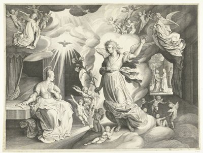 Zvěstování od Nicolaes de Bruyn