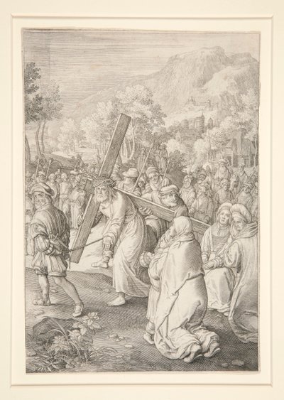 Kristus nesoucí kříž (Pašijový seriál) od Nicolaes de Bruyn