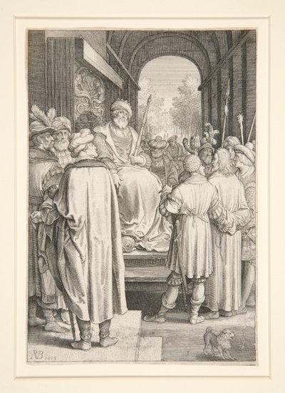 Kristus před Pilátem (Pašijový seriál) od Nicolaes de Bruyn