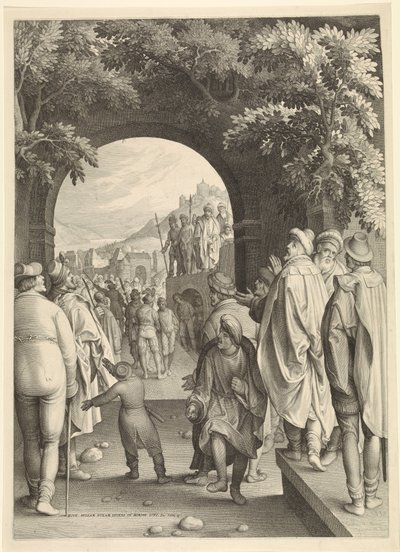 Ecce Homo Umučení Krista (název série) od Nicolaes de Bruyn