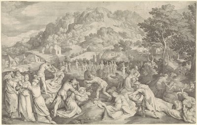 Vražda z Betléma od Nicolaes de Bruyn