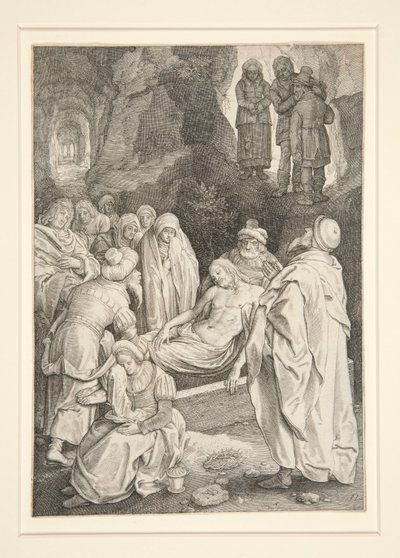 The Entombment (série Passion) od Nicolaes de Bruyn