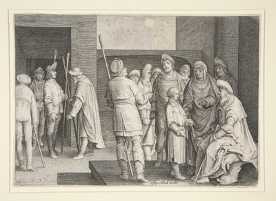 Druhý sen Josefa od Nicolaes de Bruyn