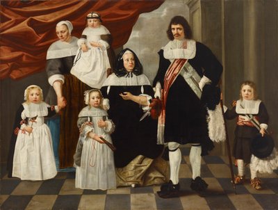 Portrét rodiny. od Nicolaes de Helt Stockade