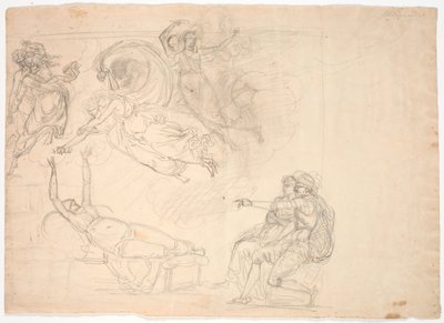 Scéna ze Shakespearova Jindřicha VIII. (4. dějství, scéna 2) od Nicolai Abildgaard