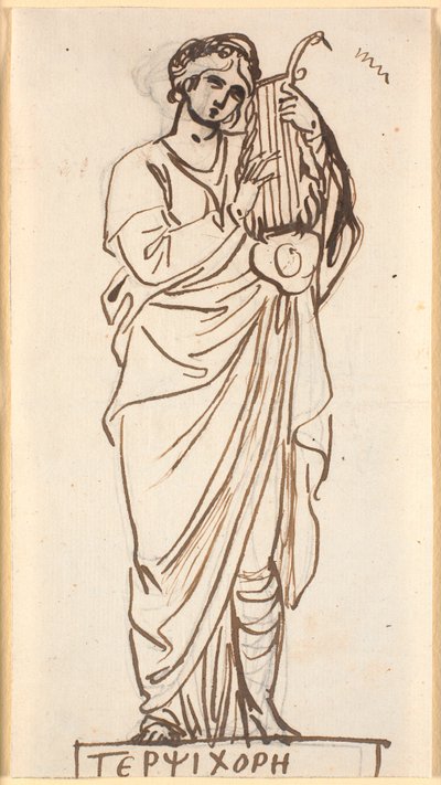 Terpsichore, múza tance od Nicolai Abildgaard