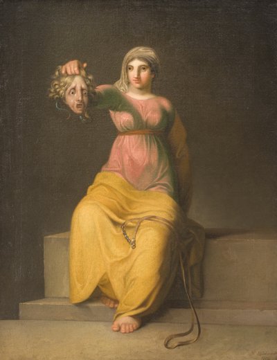 Teologie. Alegorická postava od Nicolai Abildgaard