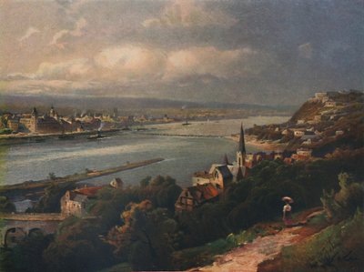 Coblenz und Ehrenbreitstein, pevnost Coblenz a Ehrenbreitstein, 1923. od Nicolai Astudin