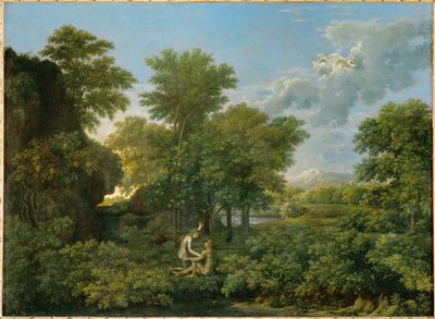 Le Printemps, ou le Paradis Terrestre -Jaro aneb ráj na zemi... od Nicolas (attr.to) Poussin