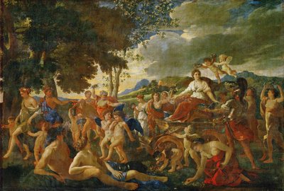 Triumf Flory ... od Nicolas (attr.to) Poussin