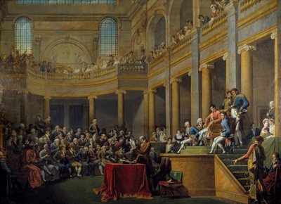 Konzulát Cisalpinské republiky setkání v comitia v Lyonu, 1808 od Nicolas Andre Monsiau