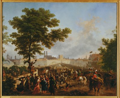 Napoleon I. vstupuje 24. listopadu 1805 do Mnichova od Nicolas Antoine Taunay
