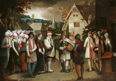 Svatební průvod městem od Nicolas Baullery