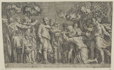 Starověký předzvěst od Nicolas Beatrizet (attributed to)