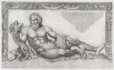 Zrcadlo římské velkoleposti: Tibera, polovina 16. stol., polovina 16. stol. od Nicolas Beatrizet