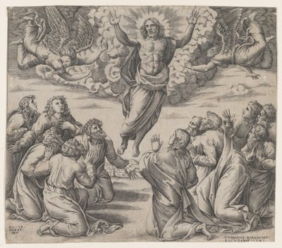 Proměnění podle Raphaela, 1541., 1541. od Nicolas Beatrizet