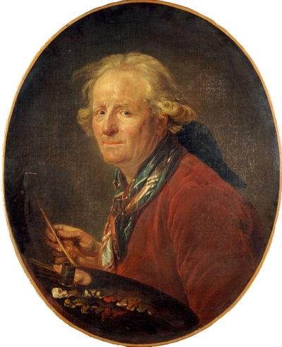 Autoportrét. od Nicolas-Bernard Lepicie
