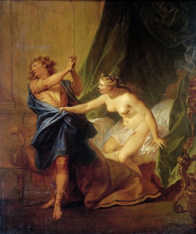 Josefa a Potifarova žena od Nicolas Bertin