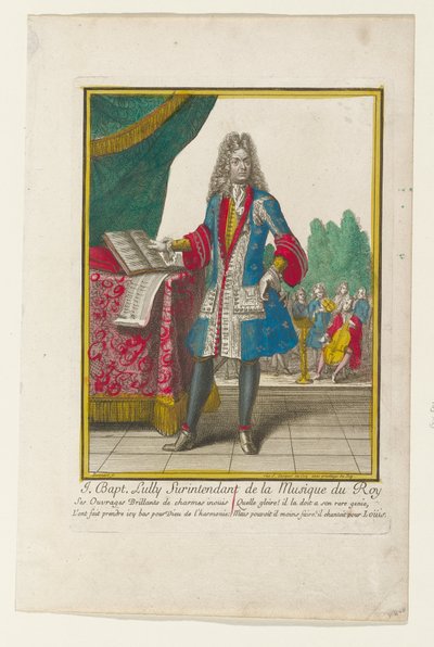 J. Baptiste Lully, Oberaufseher der Musik des Königs od Nicolas Bonnart