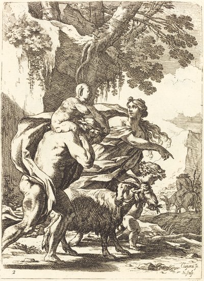 Faun a Bacchante s dítětem od Nicolas Chapron