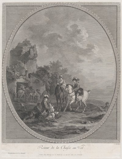 Návrat z lovu zvěře, 1786., 1786. od Nicolas Colibert