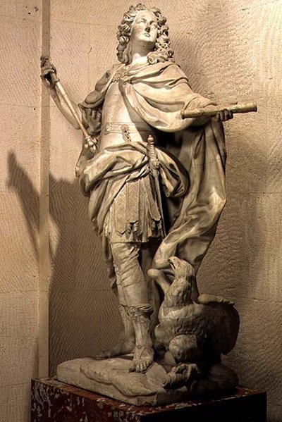 Louis XV Francouzský (1710-74) jako Jupiter od Nicolas Coustou
