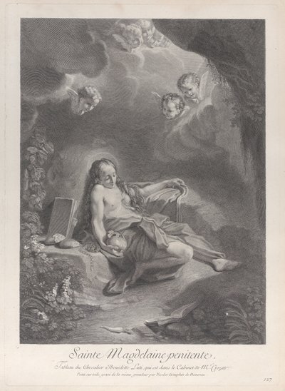 Kajícnice Marie Magdalena, ca. 1729. od Nicolas Dauphin de Beauvais