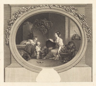 Tak prosím řekni od Nicolas Delaunay after Jean Honoré Fragonard