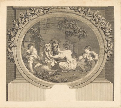 Vzdělání je všechno od Nicolas Delaunay after Jean Honoré Fragonard