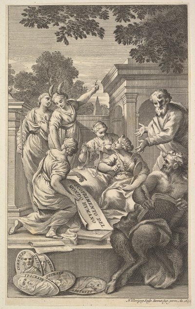 Alegorická skladba oslavující humanitní vědy, 1695. od Nicolas Dorigny