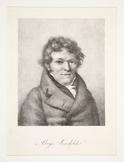 Portrét Aloyse Senefeldera od Nicolas Henri Jacob