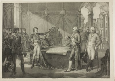 Léobenská smlouva od Nicolas Henri Jacob