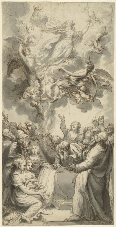 Nanebevstoupení Panny Marie od Nicolas Joseph Delin