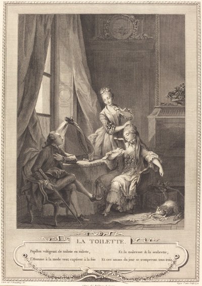 Záchod od Nicolas Joseph Voyez after Sigmund Freudenberger