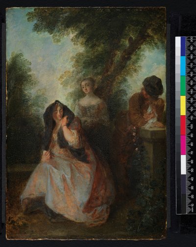 V této krásné samotě...“ před rokem 1743 od Nicolas Lancret