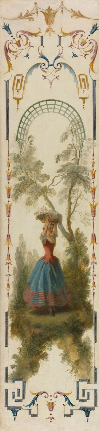 Zahradnictví, asi 1723-27 (olej na plátně) od Nicolas Lancret