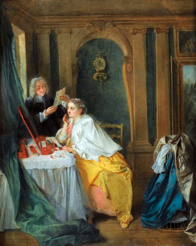 Madame Geoffrin (Marie Therese Rodet Geoffrin od Nicolas Lancret